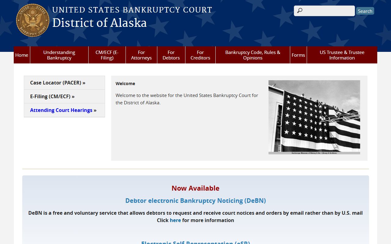 Anchorage Municipality federal bankruptcy court for the District of Alaska